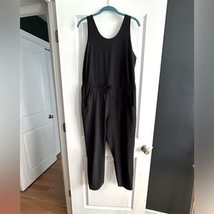 Athletic sleeveless romper